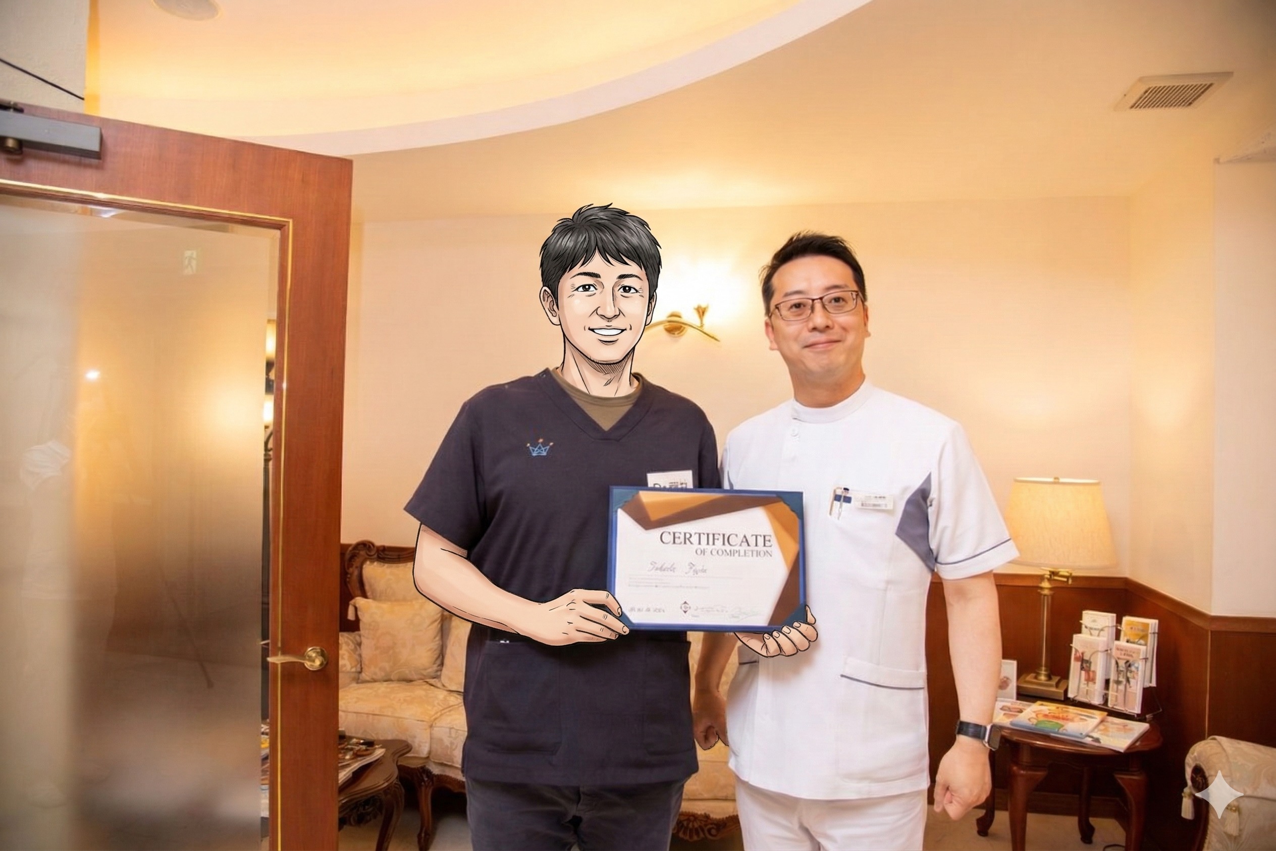 修了証授与