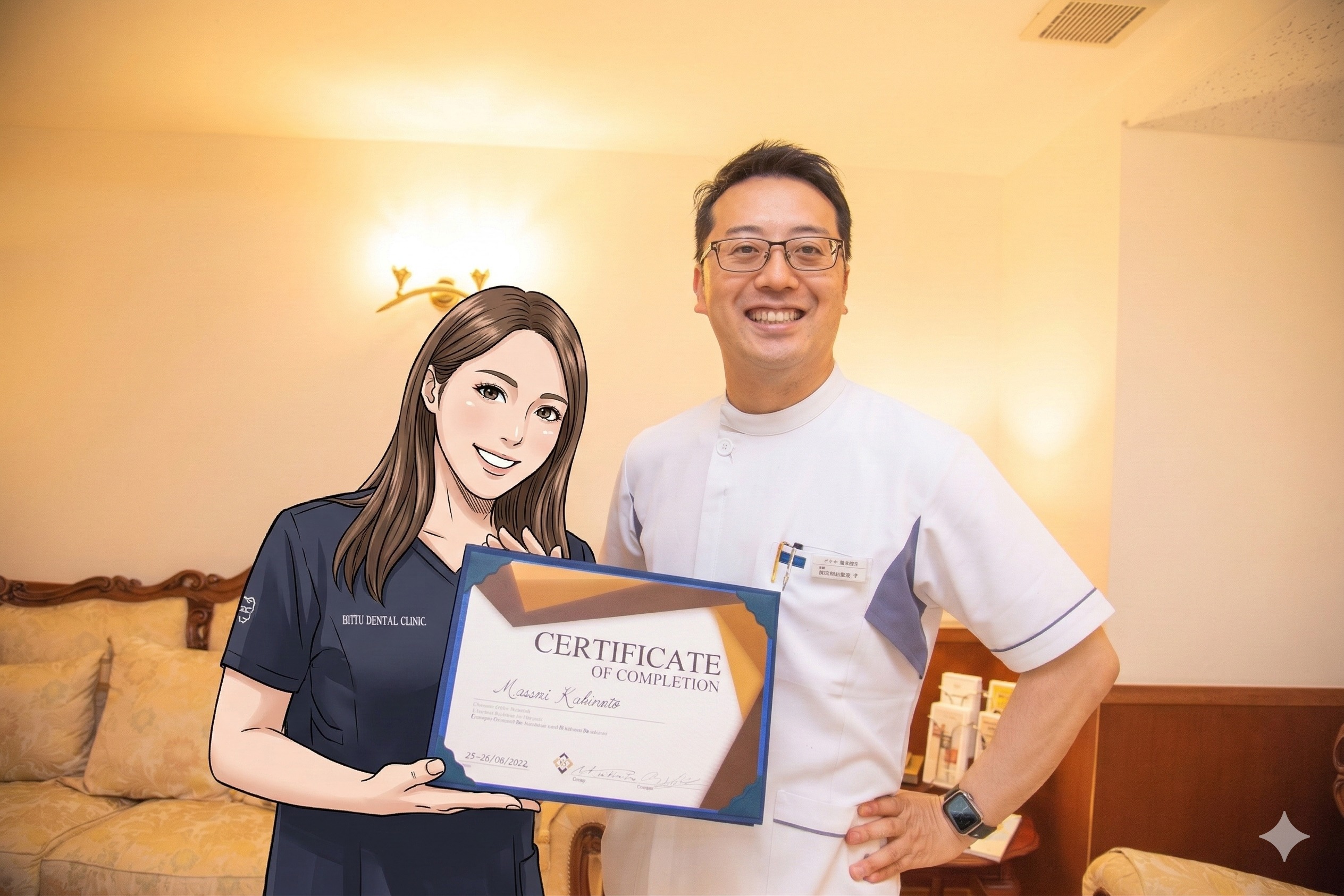 修了証授与
